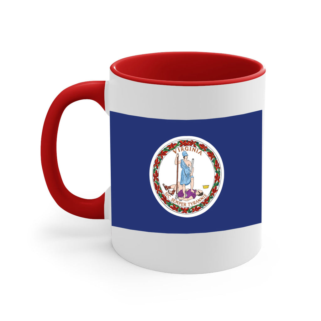 Virginia 6#- Us Flags-Mug / Coffee Cup