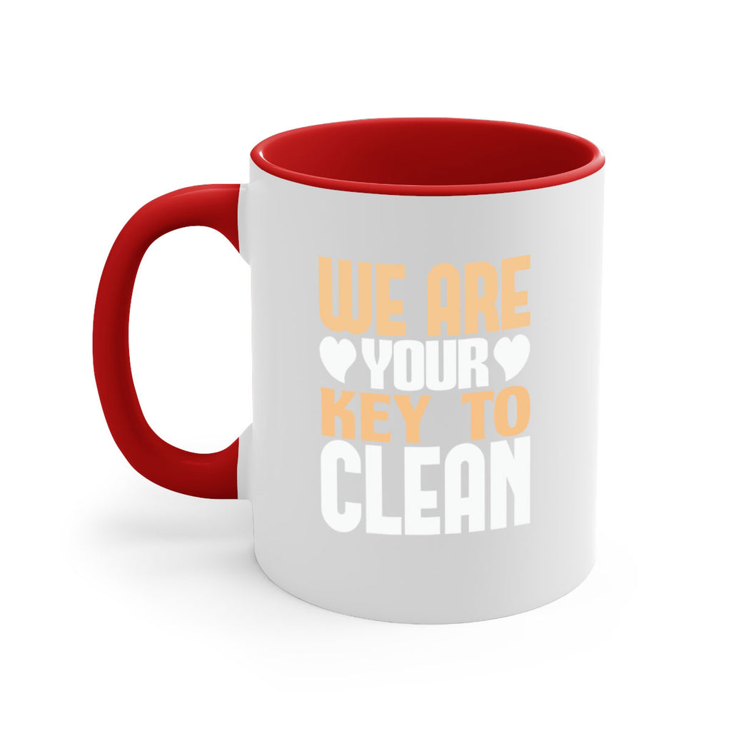 We are your key to clean Style 12#- cleaner-Mug / Coffee Cup