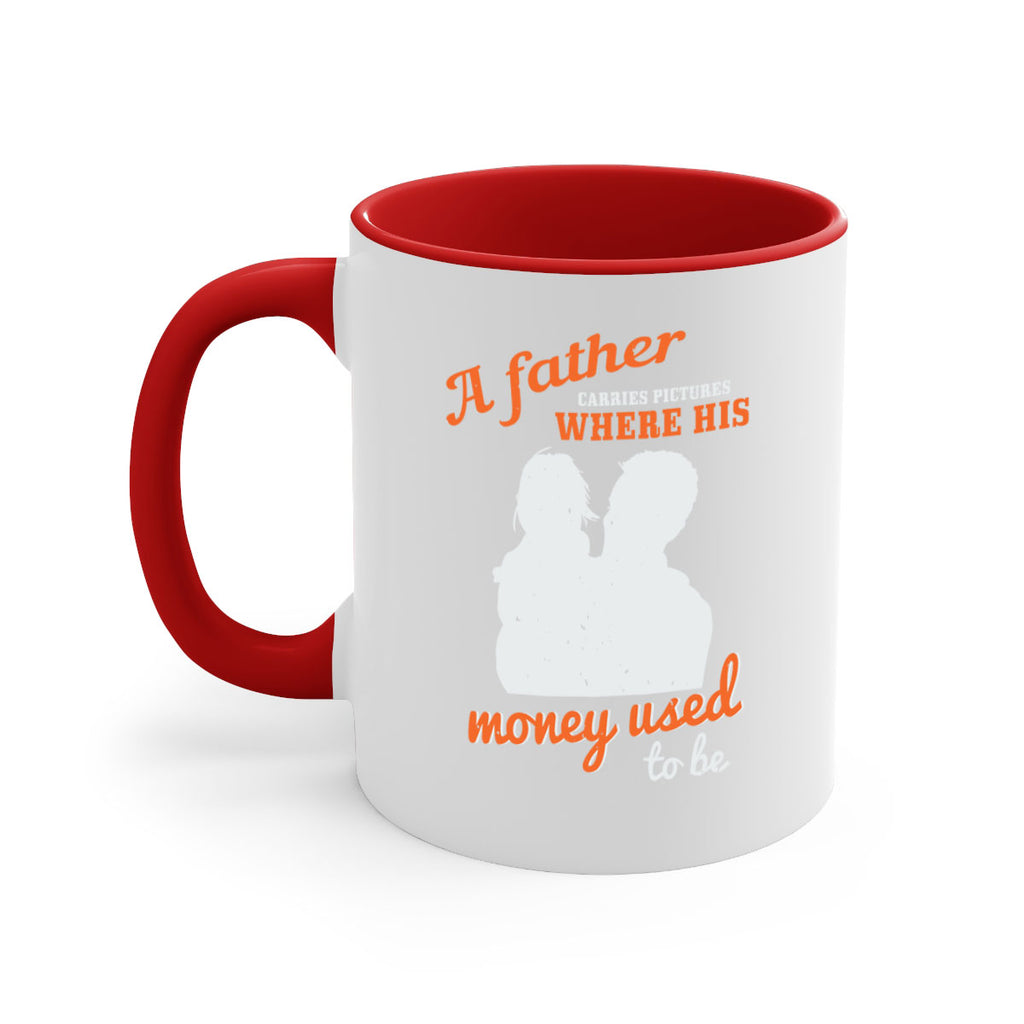 a father carries pictures 273#- fathers day-Mug / Coffee Cup