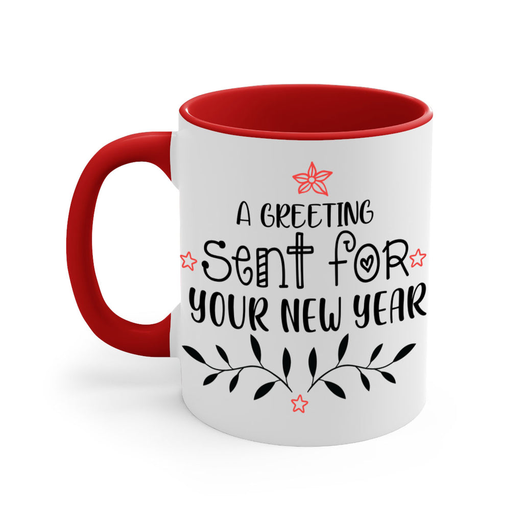 a greeting sent for your new year style 40#- christmas-Mug / Coffee Cup