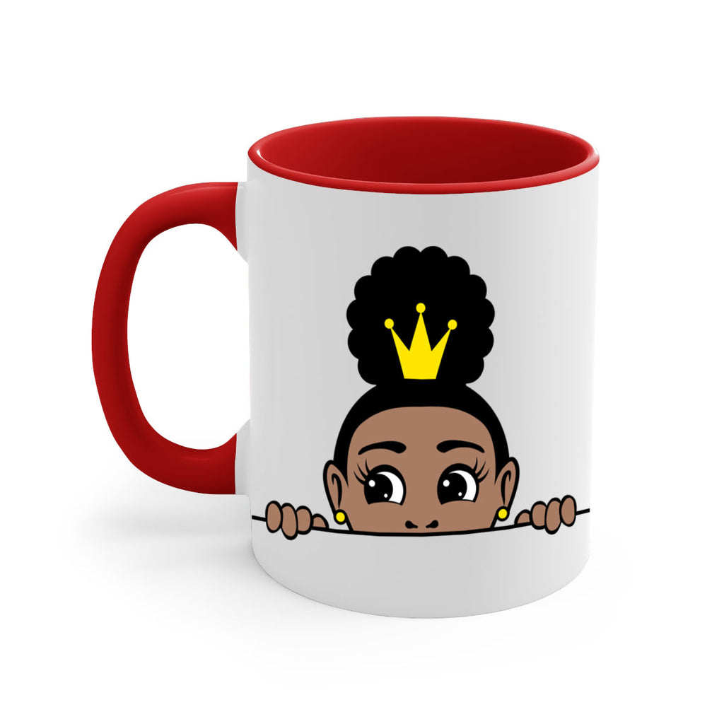 afro puff crown girl 1#- Black women - Girls-Mug / Coffee Cup