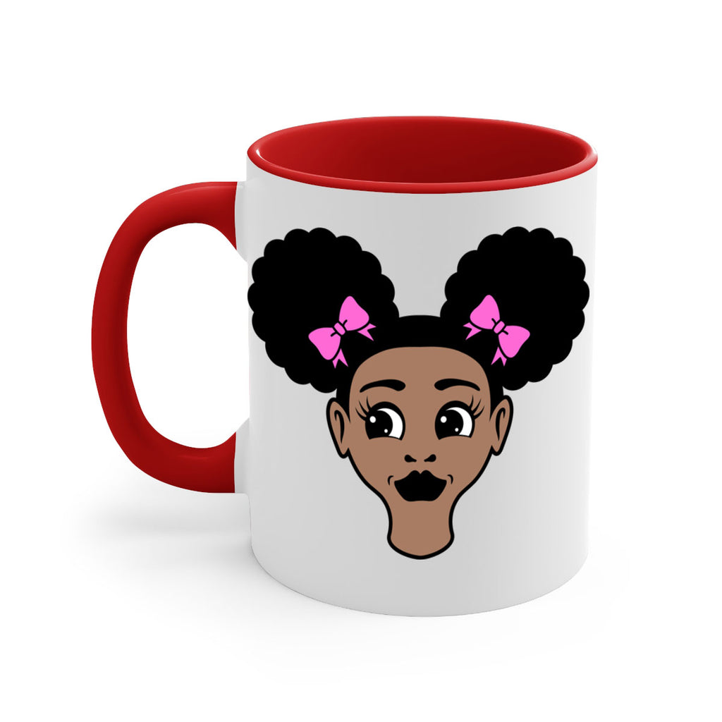 afro puffs girl 76#- Black women - Girls-Mug / Coffee Cup