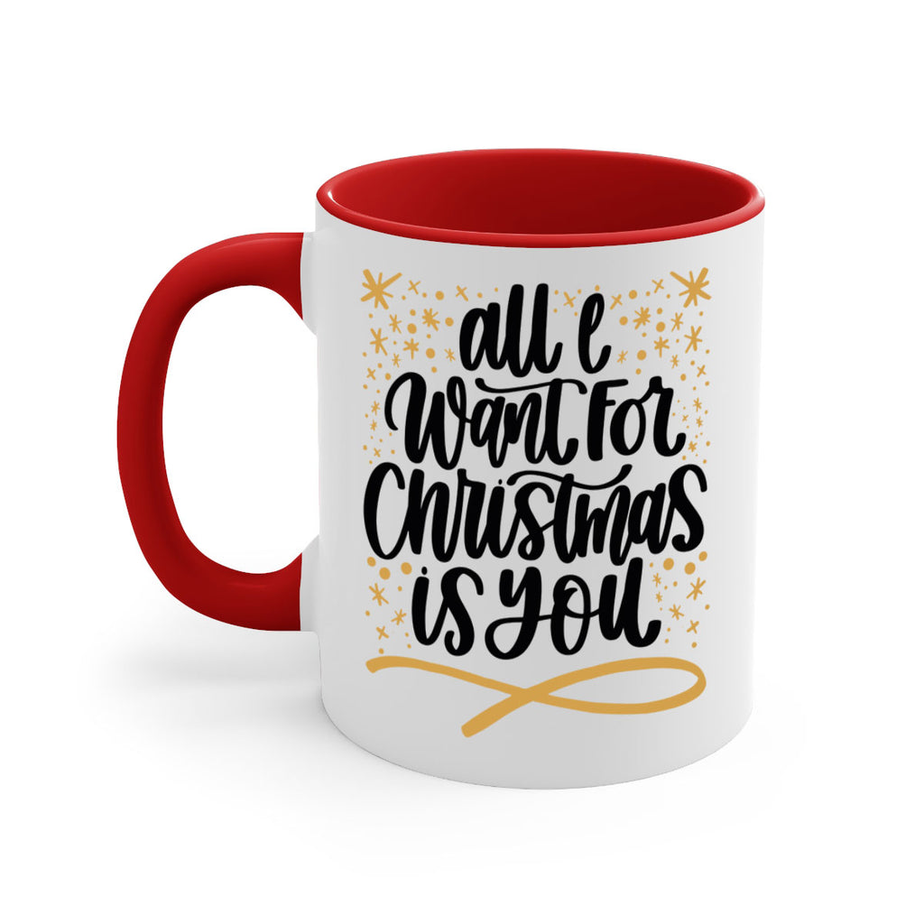 all i want for christmas is you gold 215#- christmas-Mug / Coffee Cup