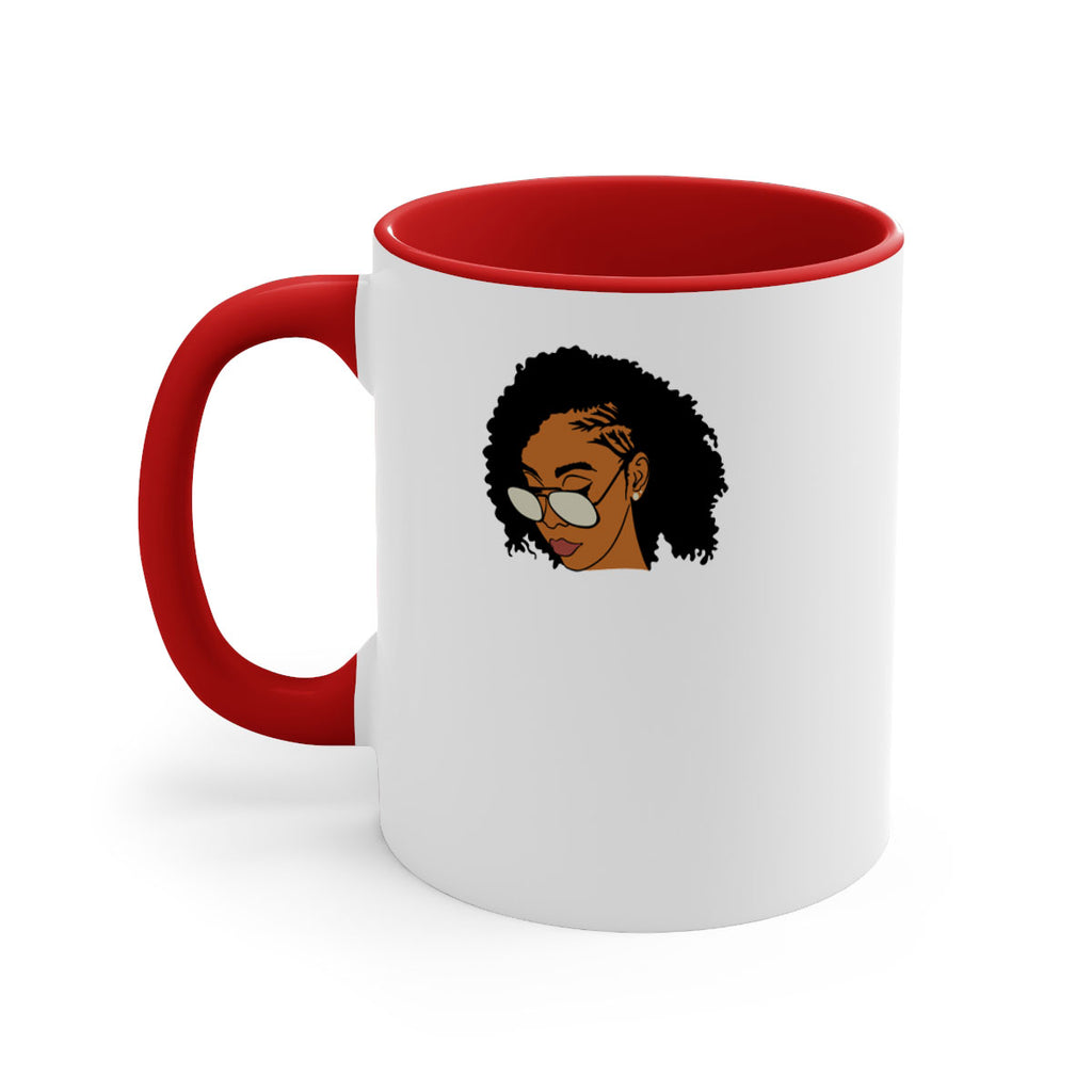 black afro 47#- Black women - Girls-Mug / Coffee Cup