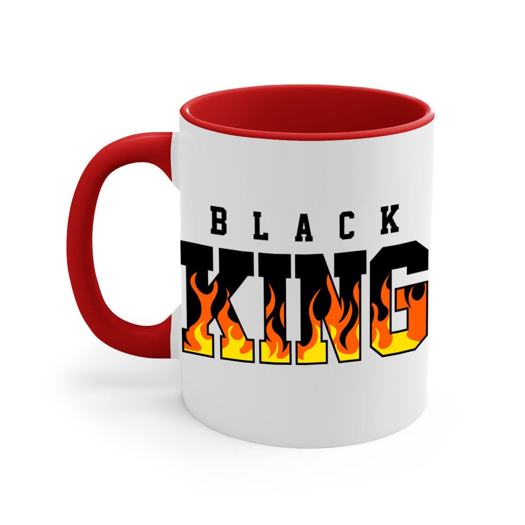 black king flames 232#- black words - phrases-Mug / Coffee Cup