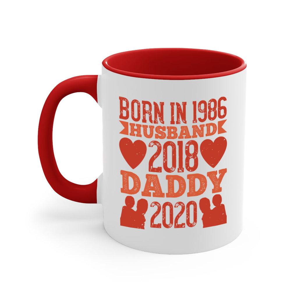 born in husband daddy 123#- fathers day-Mug / Coffee Cup