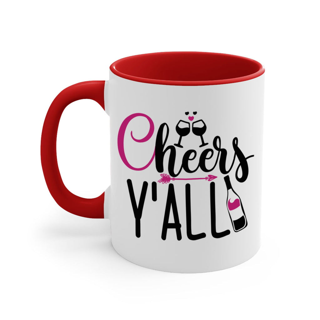 cheers yall 199#- wine-Mug / Coffee Cup