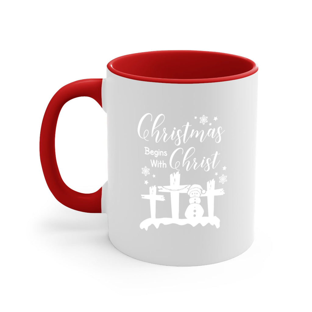 christmas begins with christ style 96#- christmas-Mug / Coffee Cup