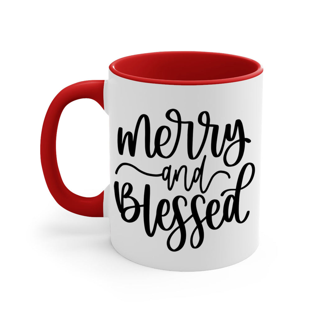 christmas ornamentsmerry and blessed 179#- christmas-Mug / Coffee Cup