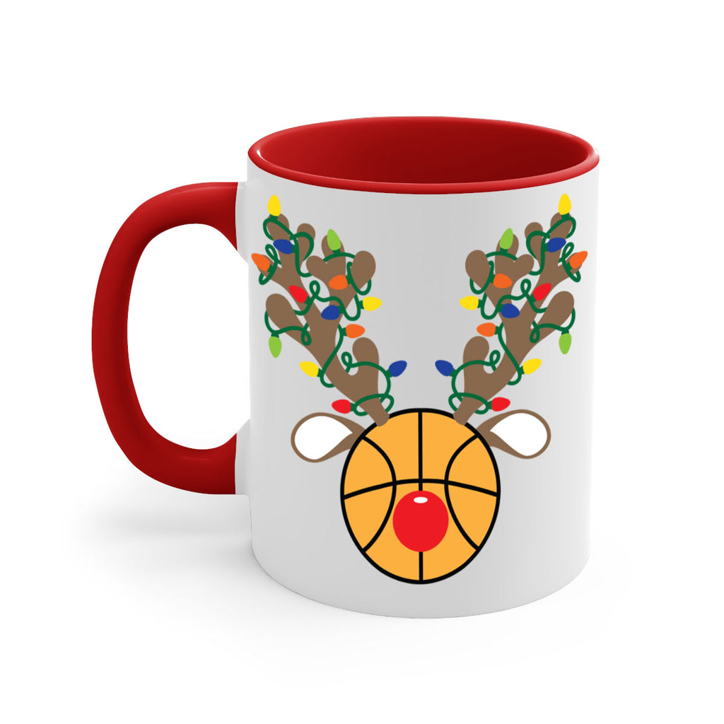 christmas reindeer antler basketball style 115#- christmas-Mug / Coffee Cup