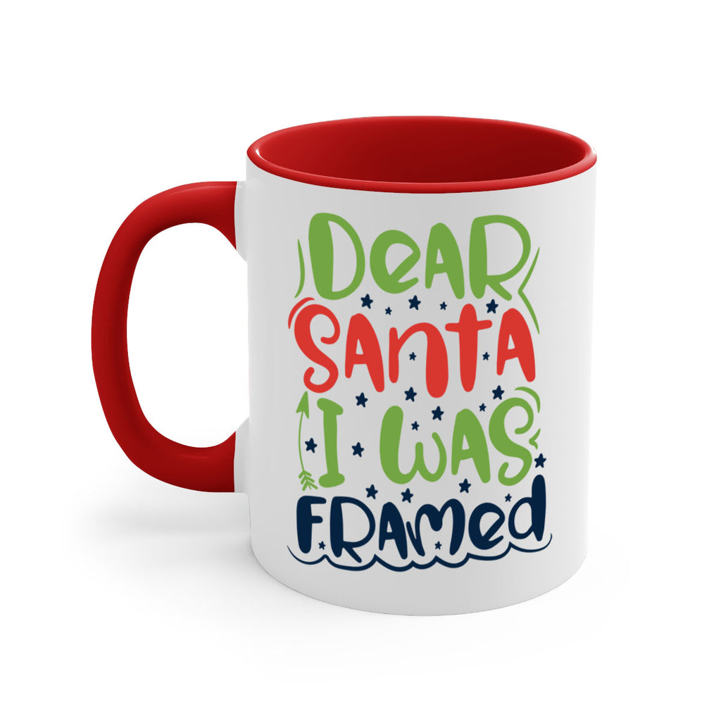 dear santa i was framedd 280#- christmas-Mug / Coffee Cup