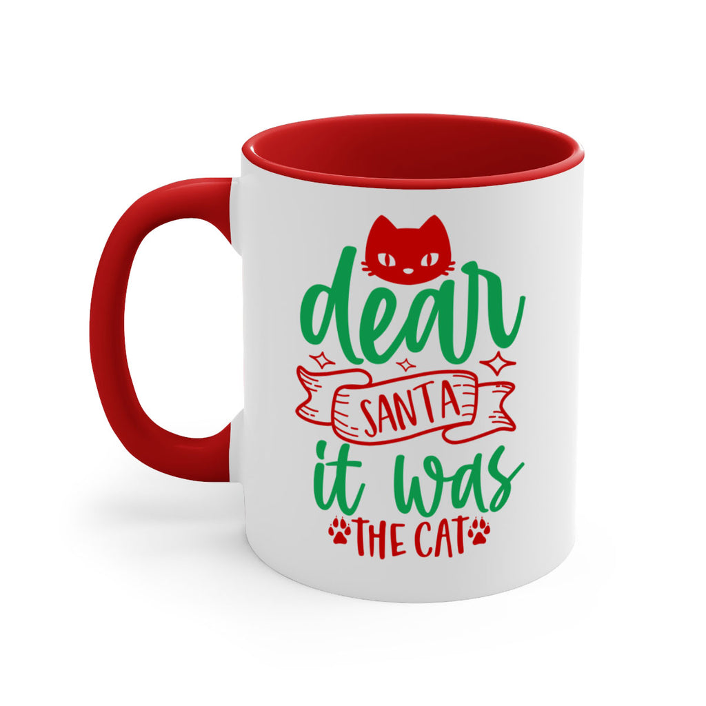 dear santa it was the cat style 170#- christmas-Mug / Coffee Cup