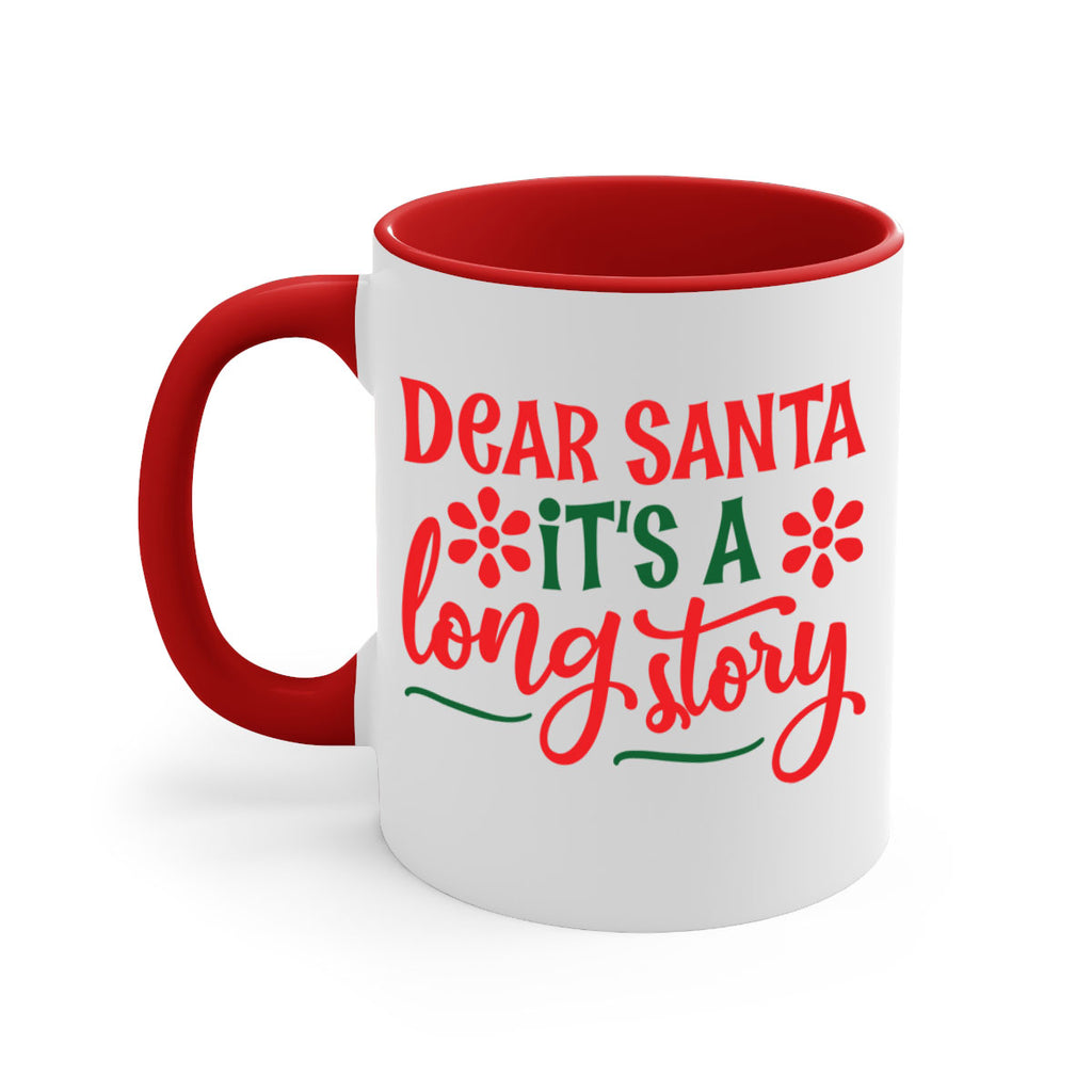 dear santa its a long story style 174#- christmas-Mug / Coffee Cup