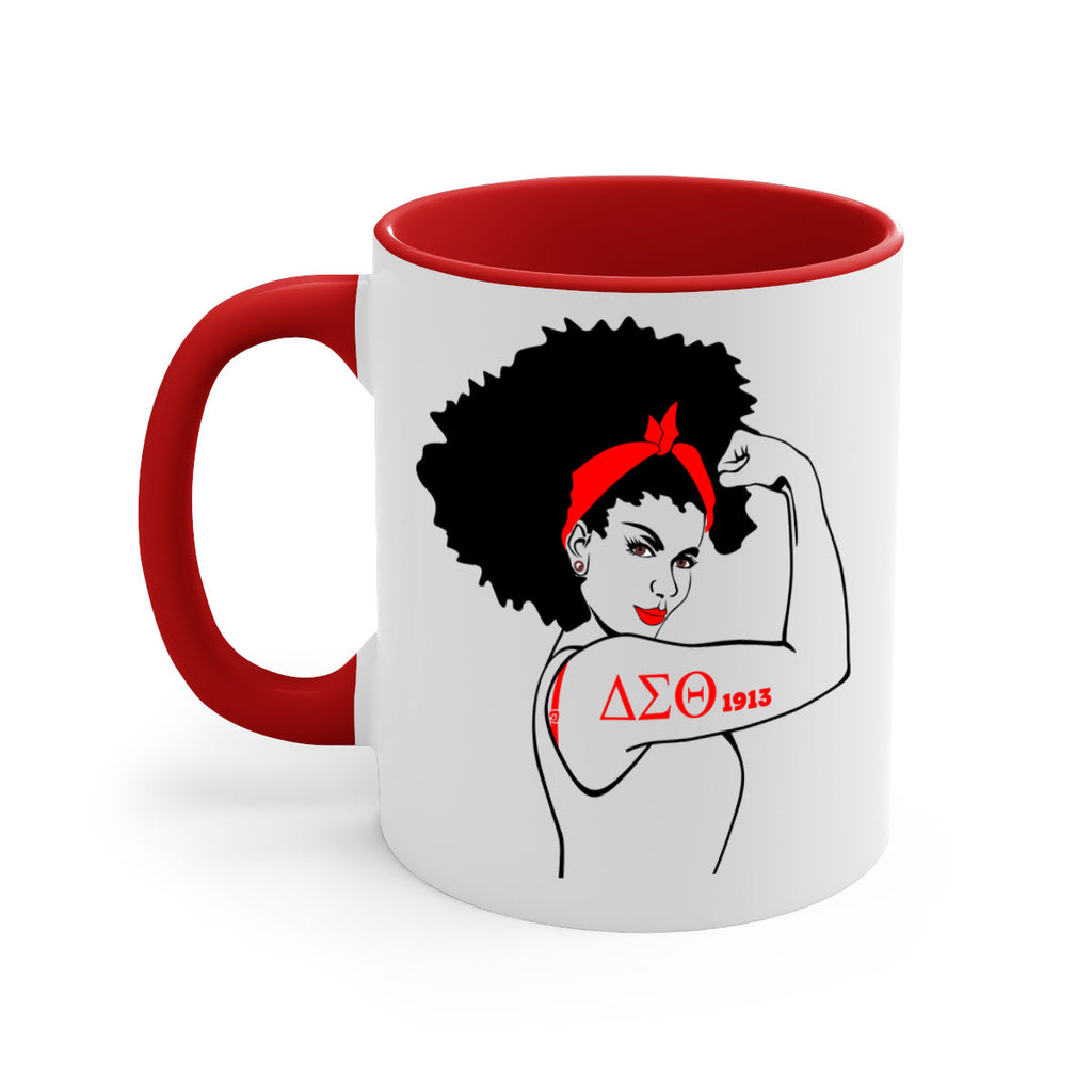 delta sigma theta 6#- black words - phrases-Mug / Coffee Cup