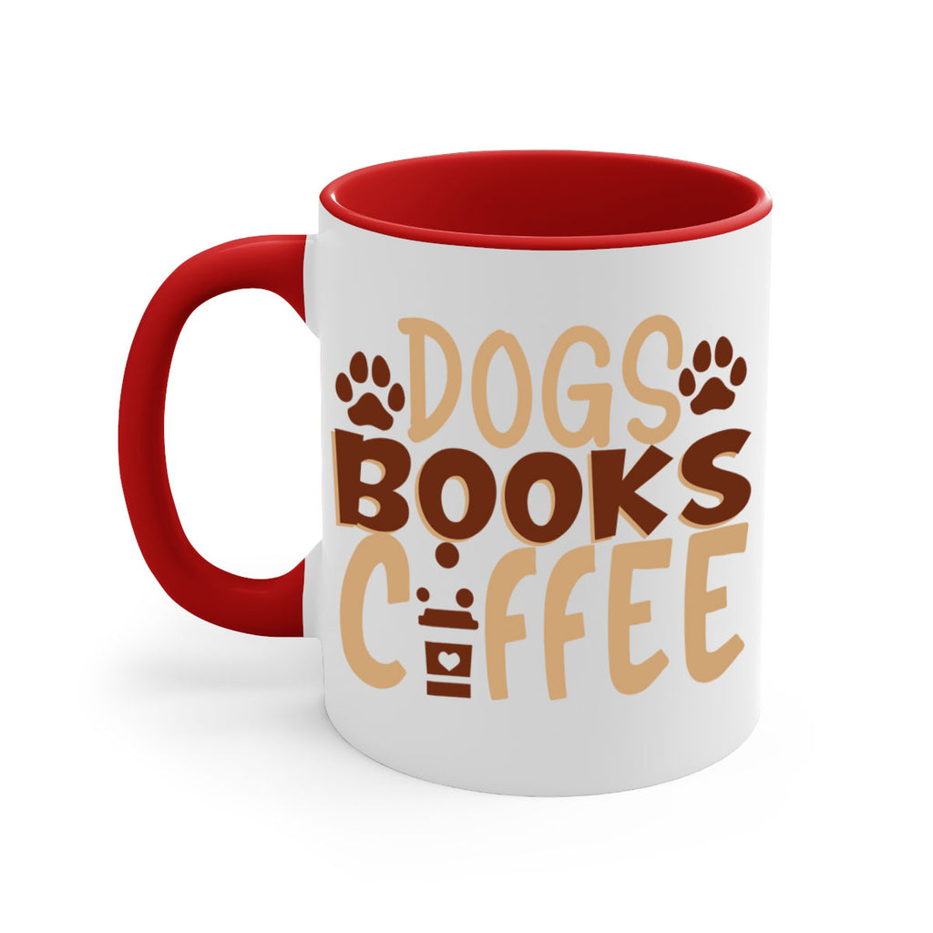 dogs books coffee 214#- coffee-Mug / Coffee Cup