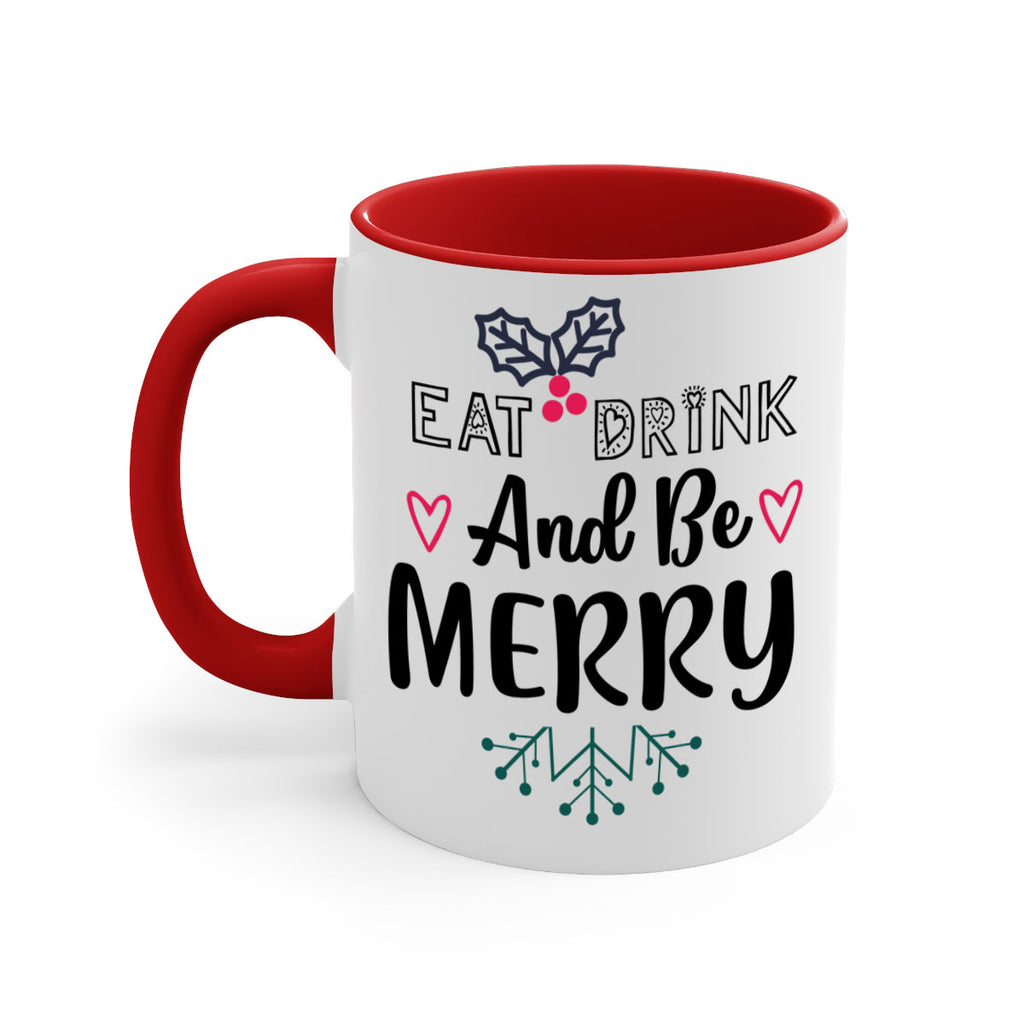 eat drink and be merry style 190#- christmas-Mug / Coffee Cup