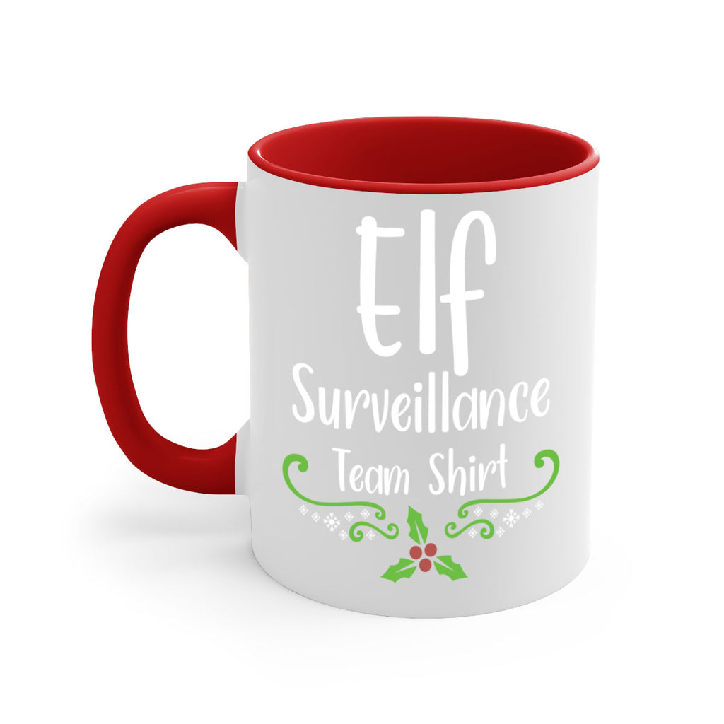 elf surveillance team shirt style 196#- christmas-Mug / Coffee Cup