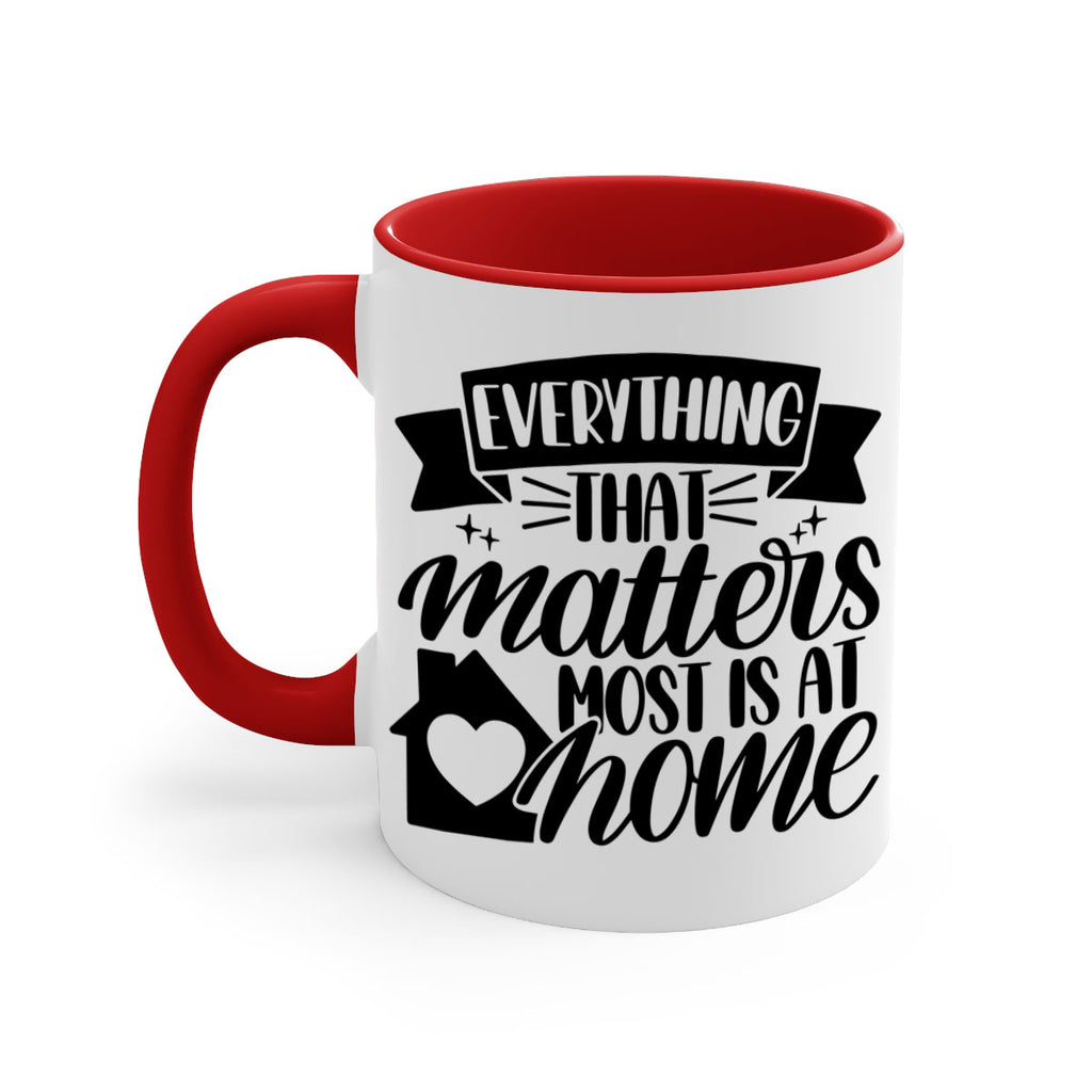 everything that matters most is at home 20#- home-Mug / Coffee Cup