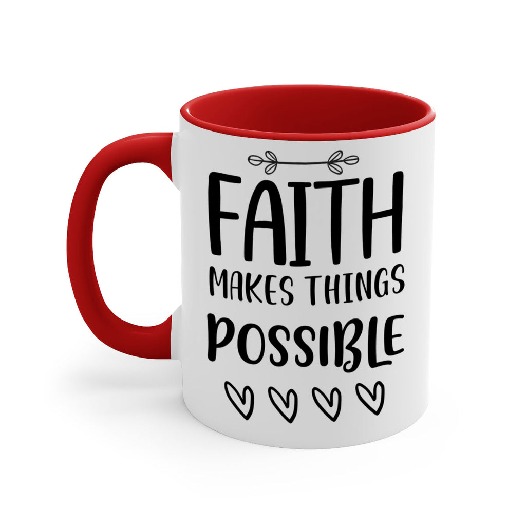 faith makes things possible style 202#- christmas-Mug / Coffee Cup