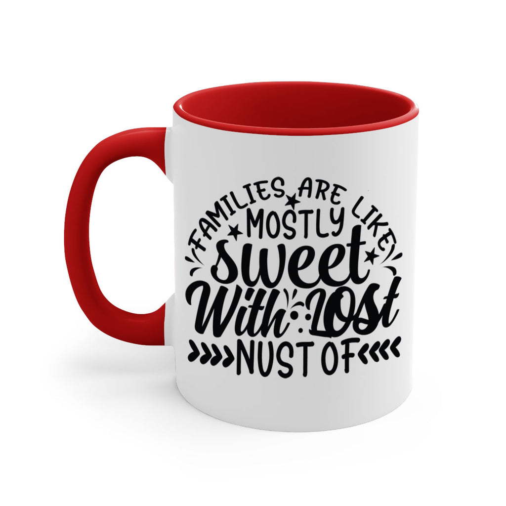 families are like mostly sweet with lost nust of 41#- Family-Mug / Coffee Cup