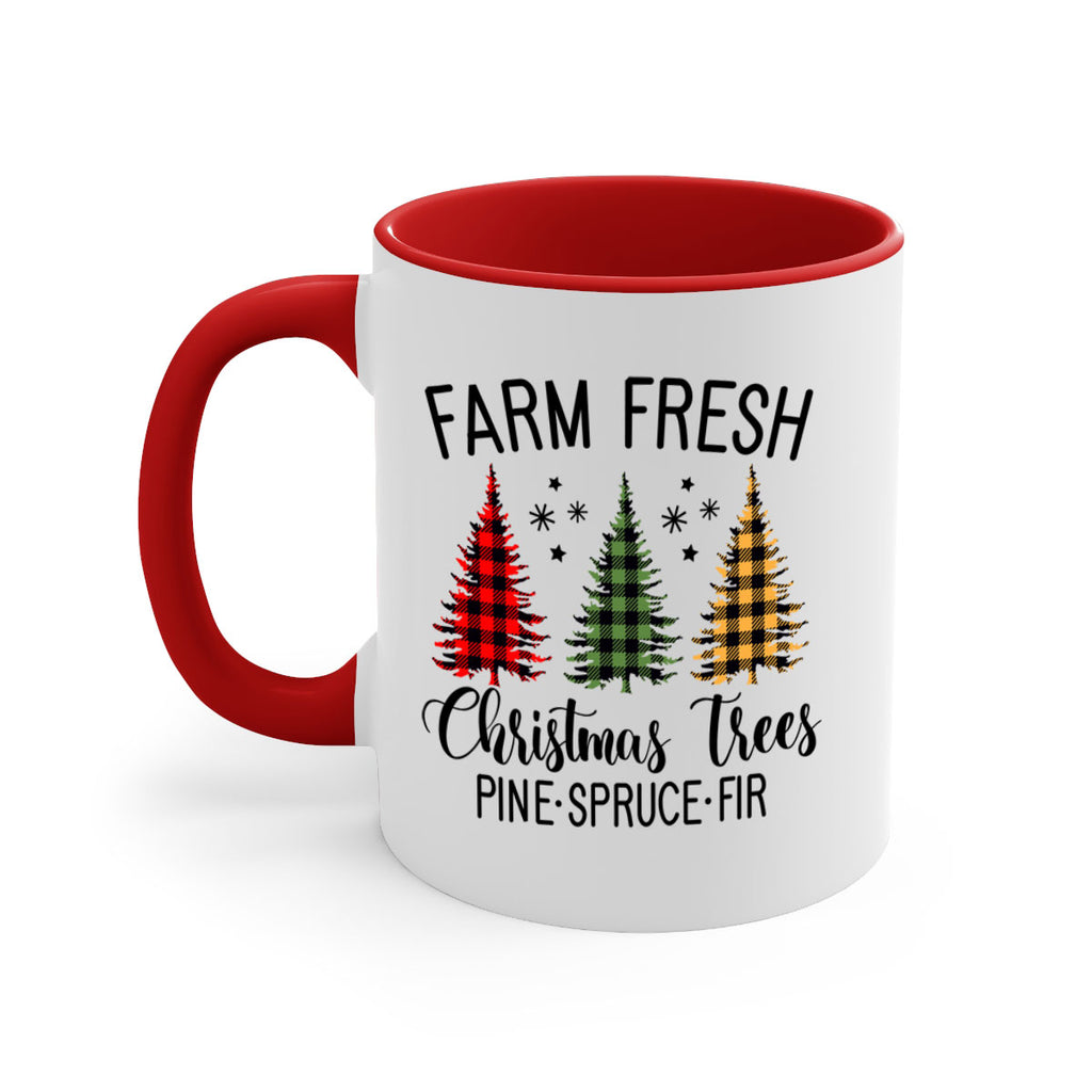 farm fresh christmas trees style 206#- christmas-Mug / Coffee Cup