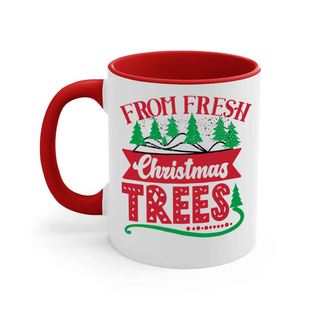 from fresh christmas trees style 218#- christmas-Mug / Coffee Cup