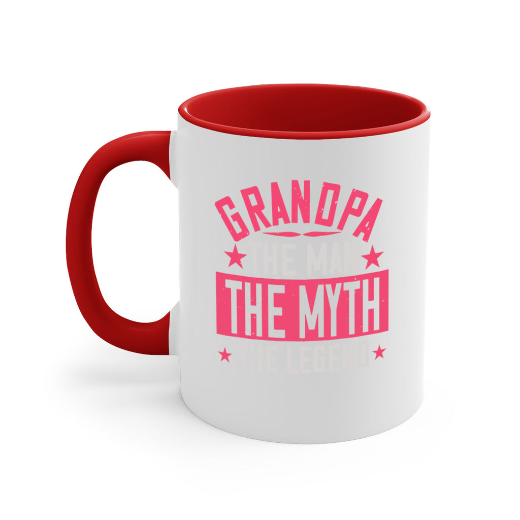 grandpa the man themyth the legend 42#- grandpa-Mug / Coffee Cup