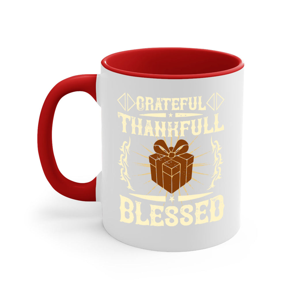 grateful thankfull blessed 40#- thanksgiving-Mug / Coffee Cup