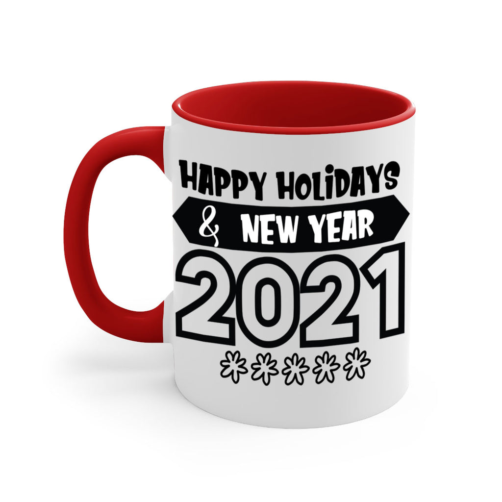 happy holidays new year style 257#- christmas-Mug / Coffee Cup