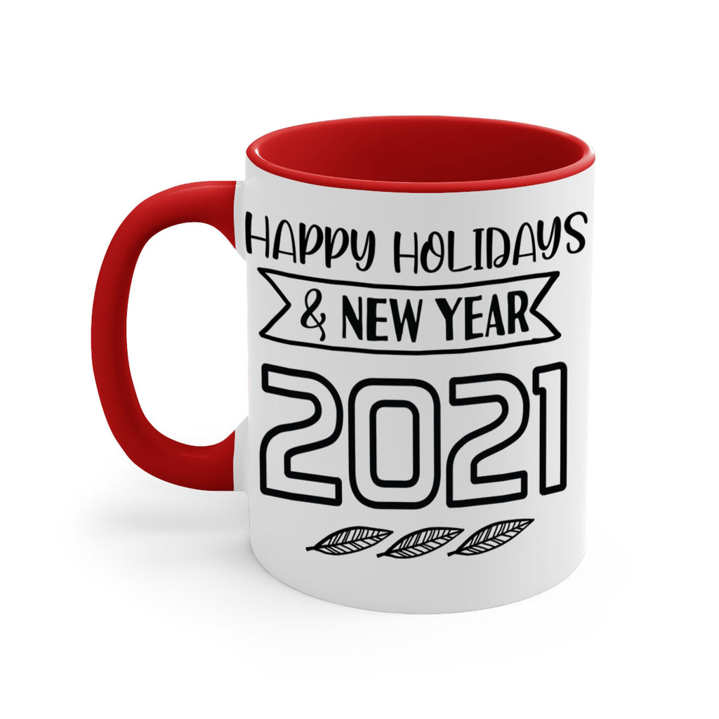 happy holidays new year style 258#- christmas-Mug / Coffee Cup