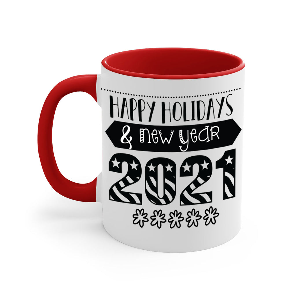 happy holidays new year style 259#- christmas-Mug / Coffee Cup