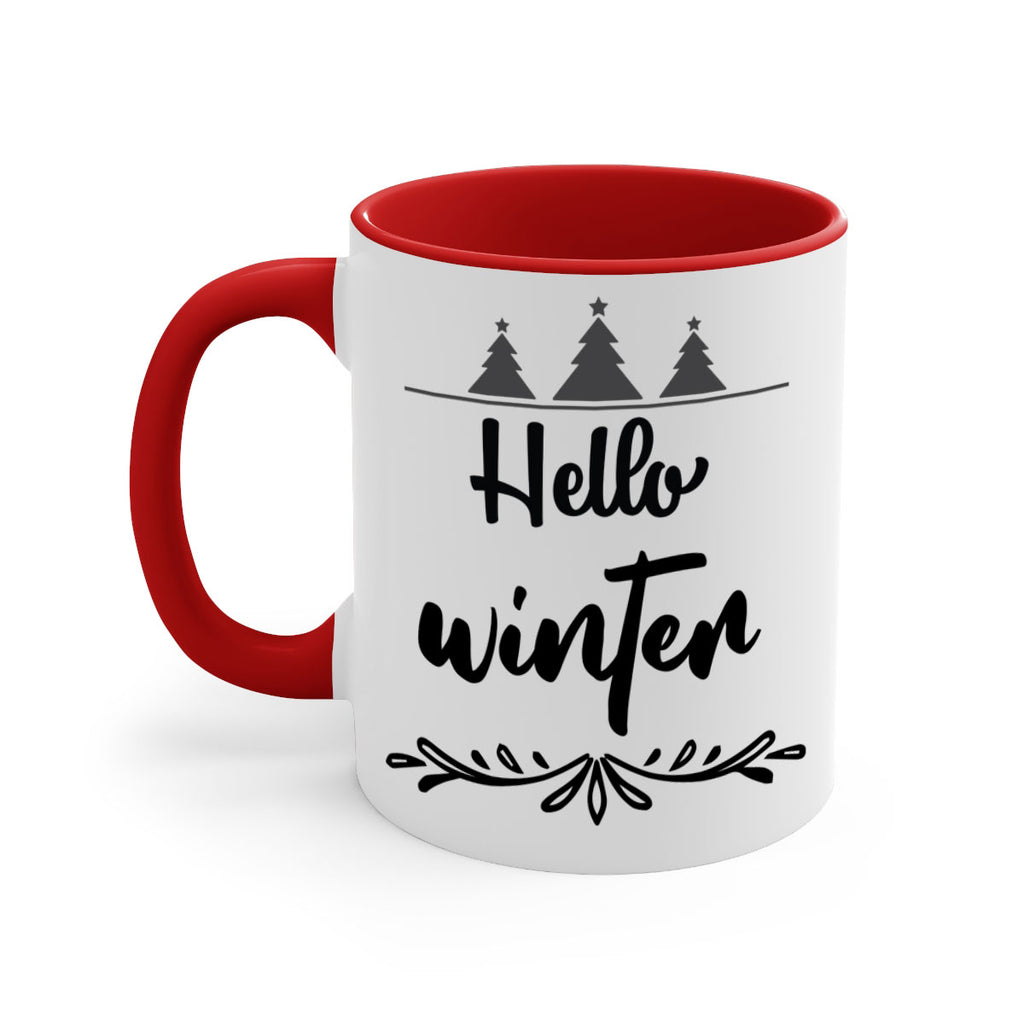 hello winter style 287#- christmas-Mug / Coffee Cup