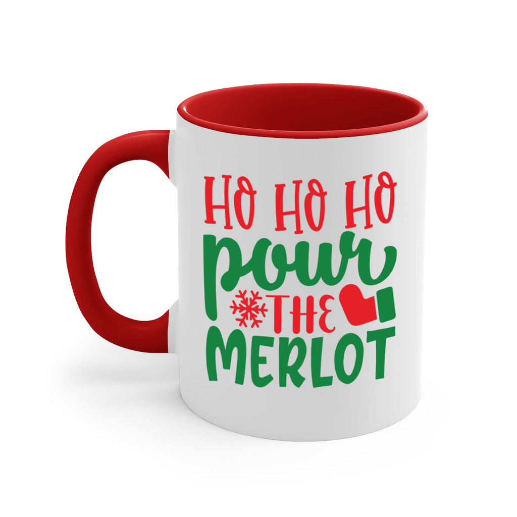 ho ho ho pour the merlot style 290#- christmas-Mug / Coffee Cup