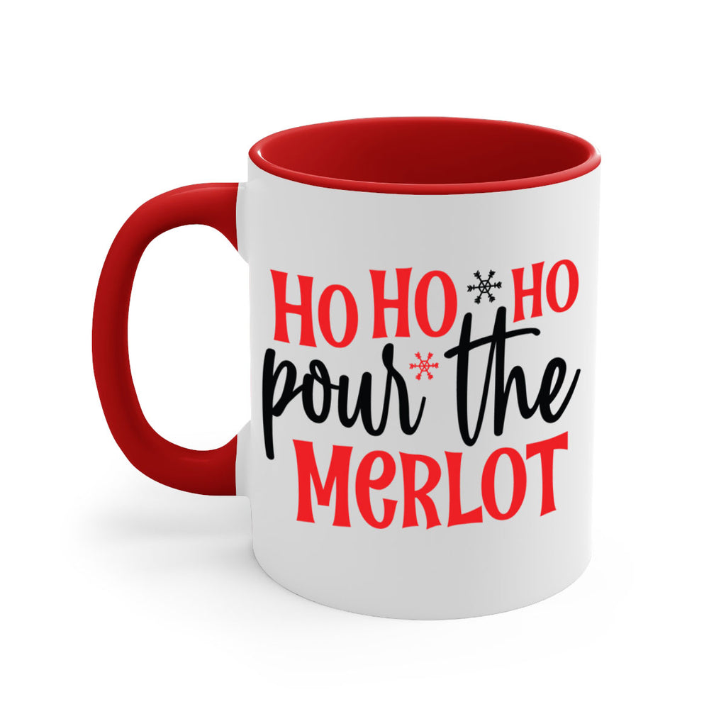 ho ho ho pour the merlot style 291#- christmas-Mug / Coffee Cup