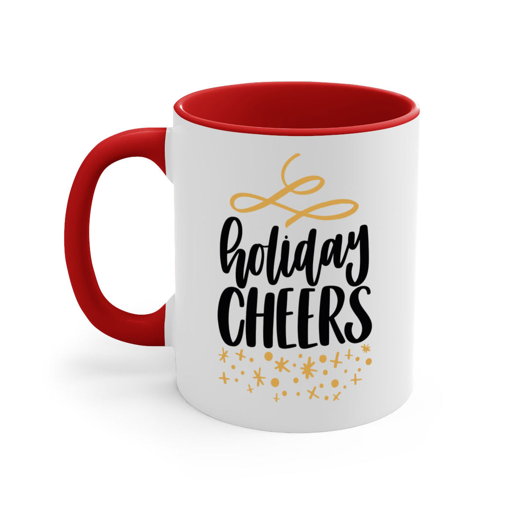 holiday cheers gold 140#- christmas-Mug / Coffee Cup