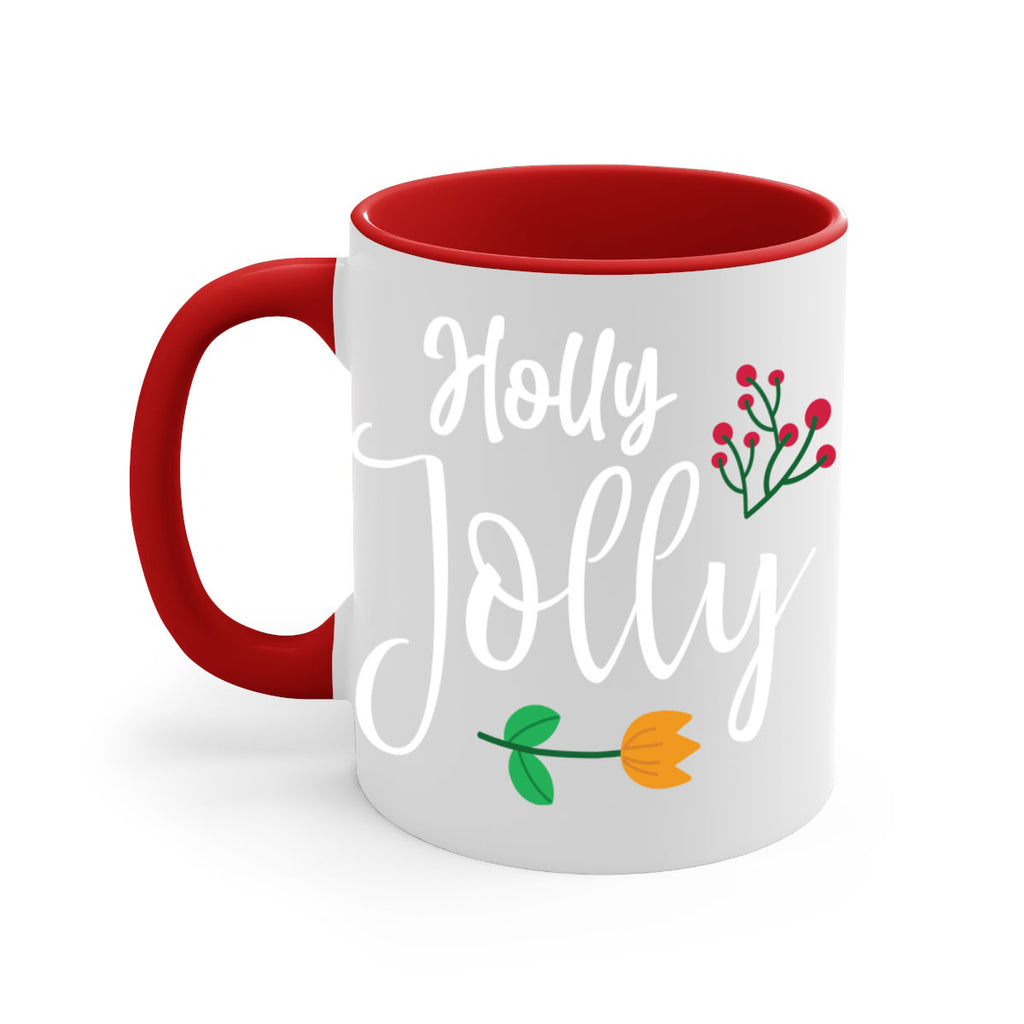 holly jolly style 299#- christmas-Mug / Coffee Cup