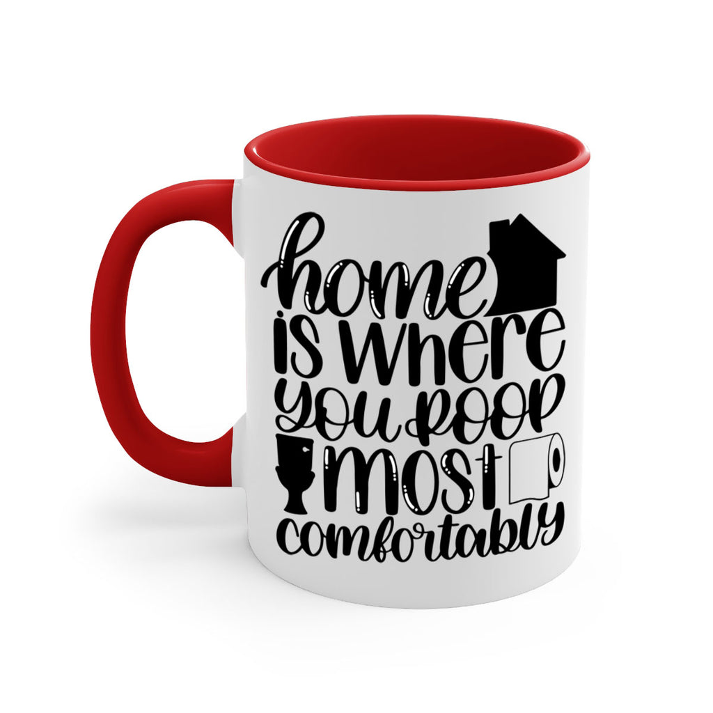 home is where you poop 32#- bathroom-Mug / Coffee Cup