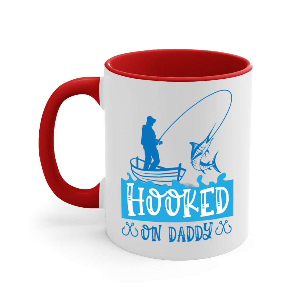 hooked on daddy 218#- fishing-Mug / Coffee Cup