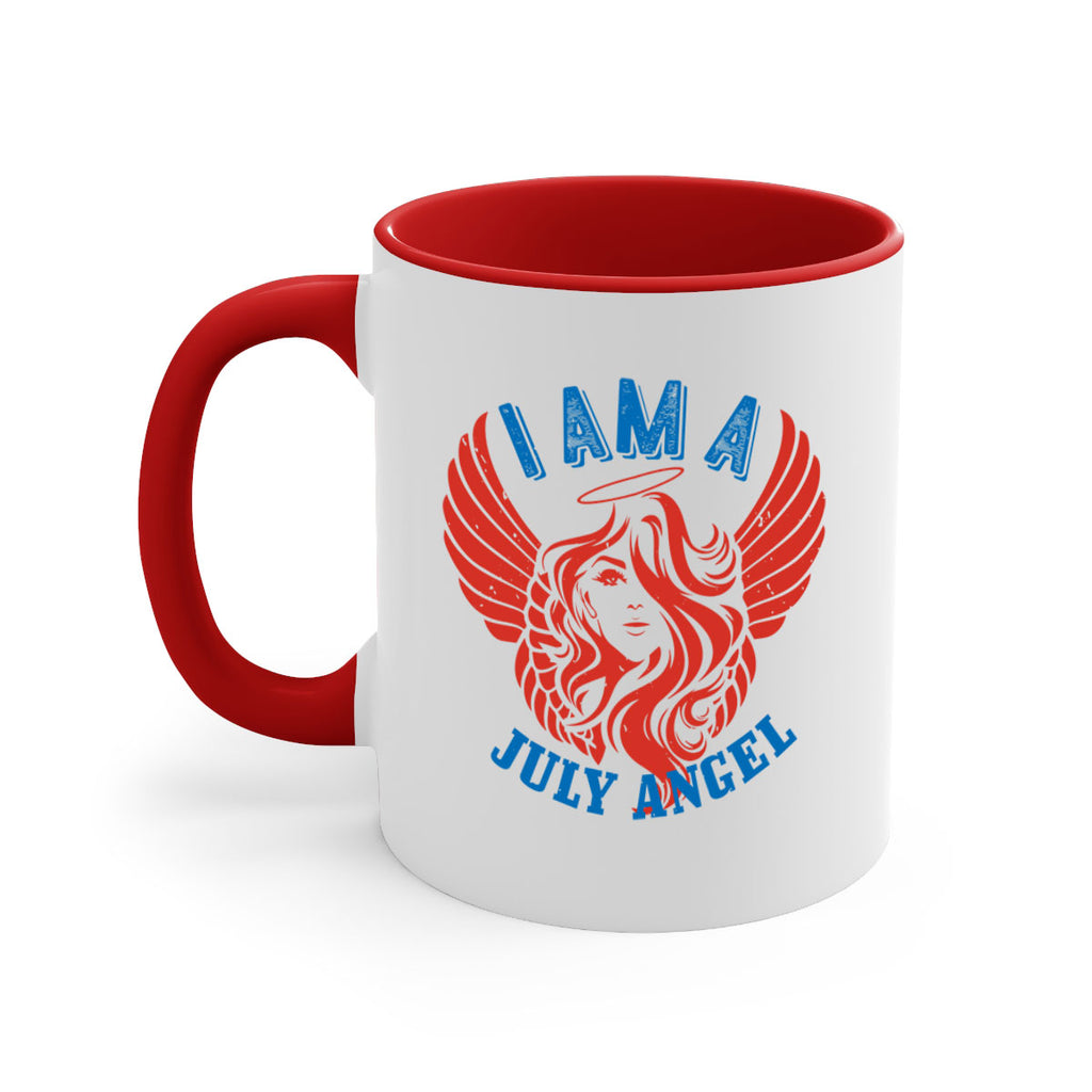 i am a july angel Style 91#- birthday-Mug / Coffee Cup