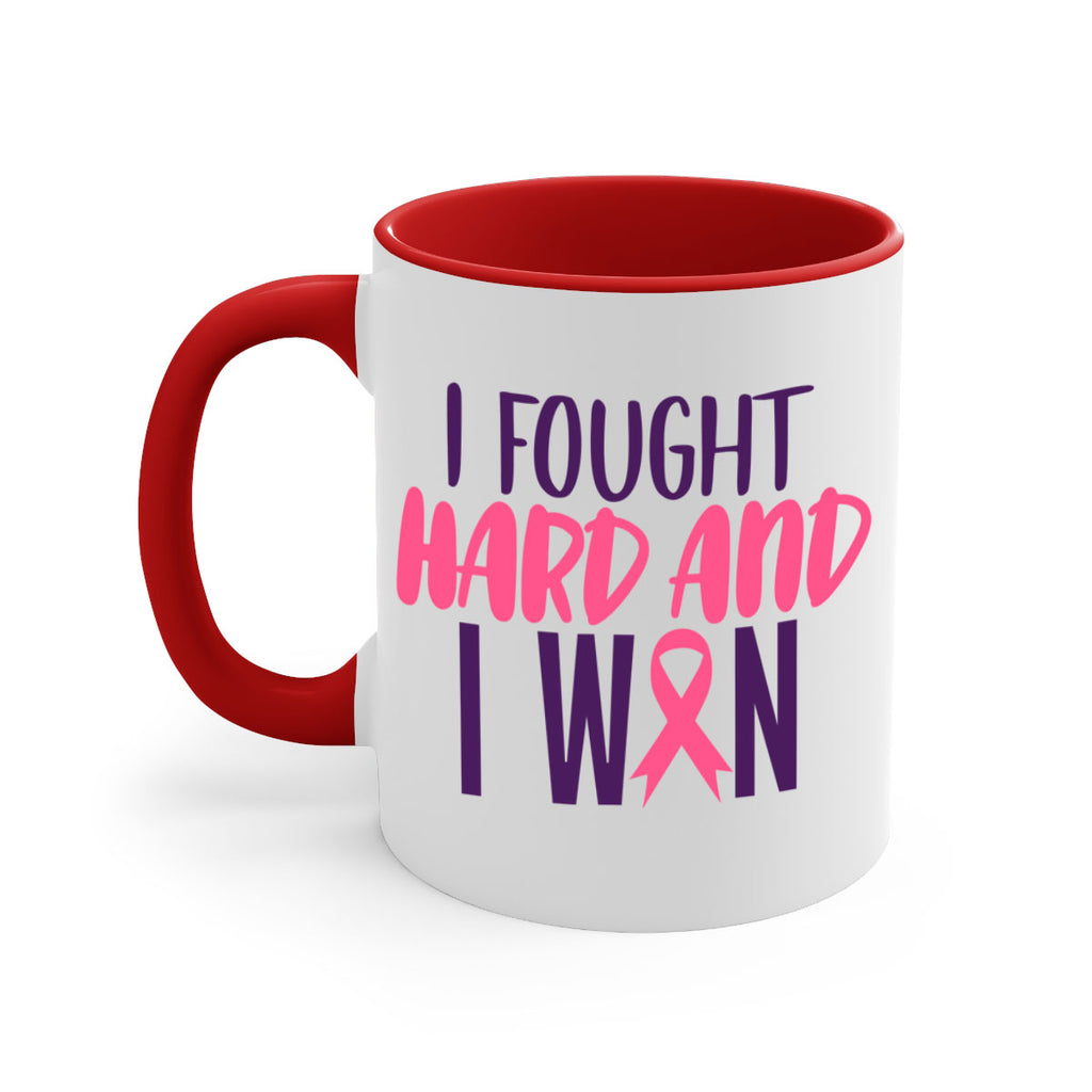 i fought hard and i won Style 10#- breast cancer-Mug / Coffee Cup