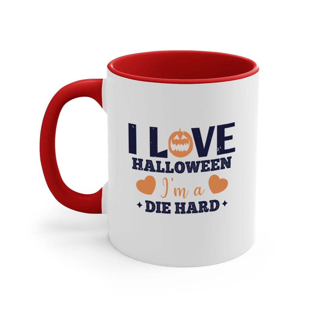 i love halloween im a die hard 150#- halloween-Mug / Coffee Cup