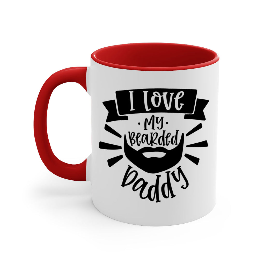 i love my bearded daddy 42#- fathers day-Mug / Coffee Cup