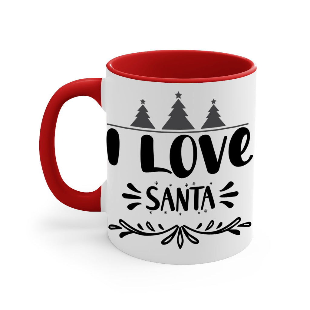 i love santa style 337#- christmas-Mug / Coffee Cup