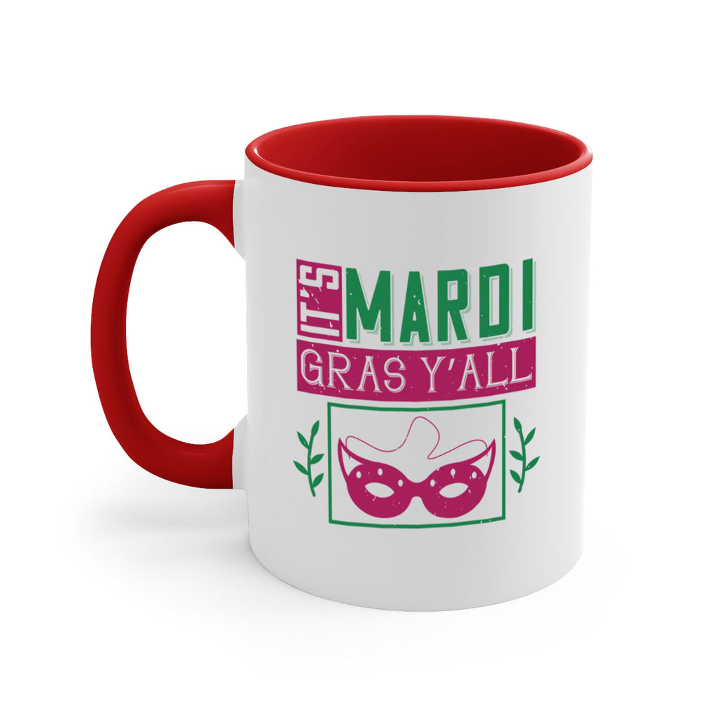 it’s mardi gras y’all 60#- mardi gras-Mug / Coffee Cup