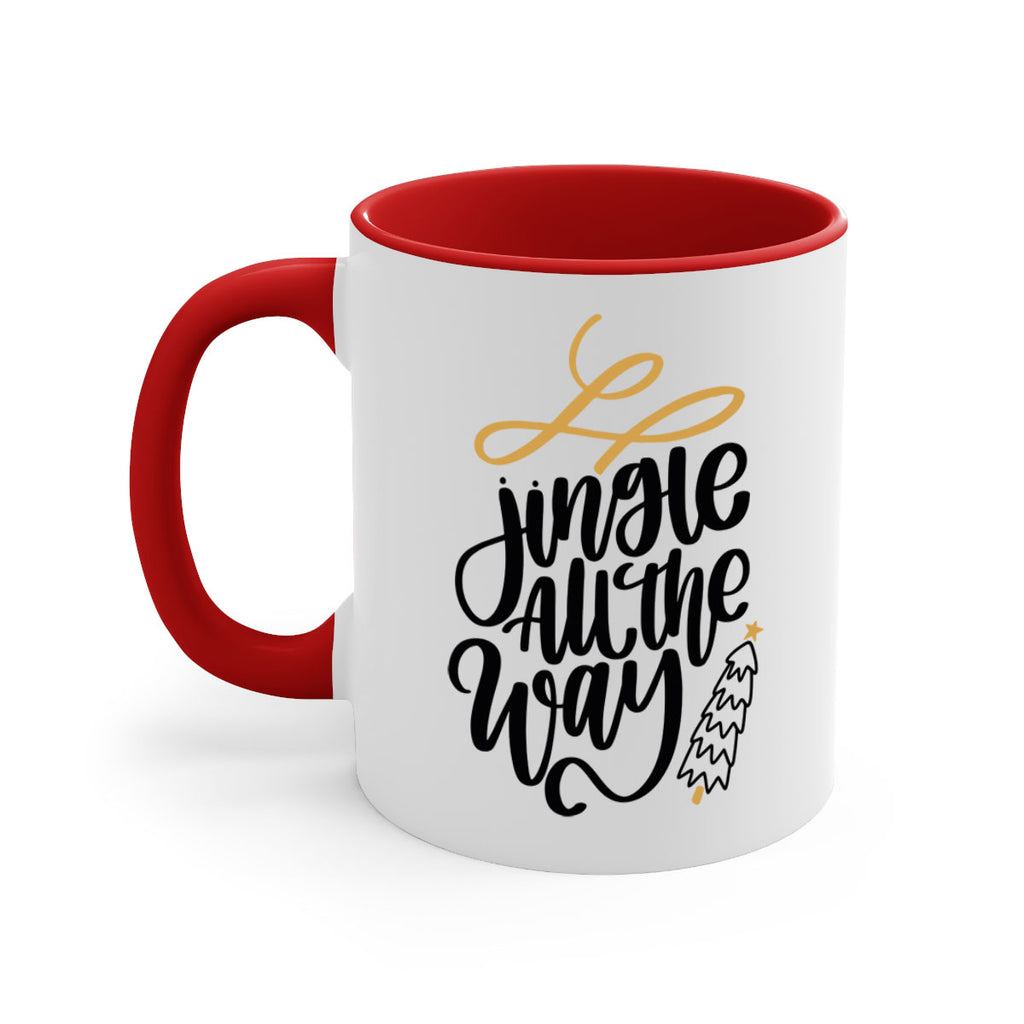 jingle all the way gold 114#- christmas-Mug / Coffee Cup