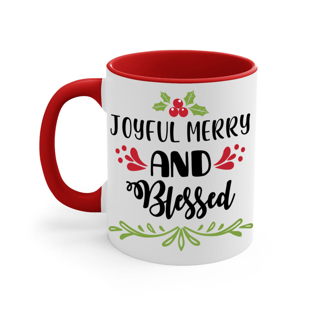 joyful merry and blessed style 419#- christmas-Mug / Coffee Cup