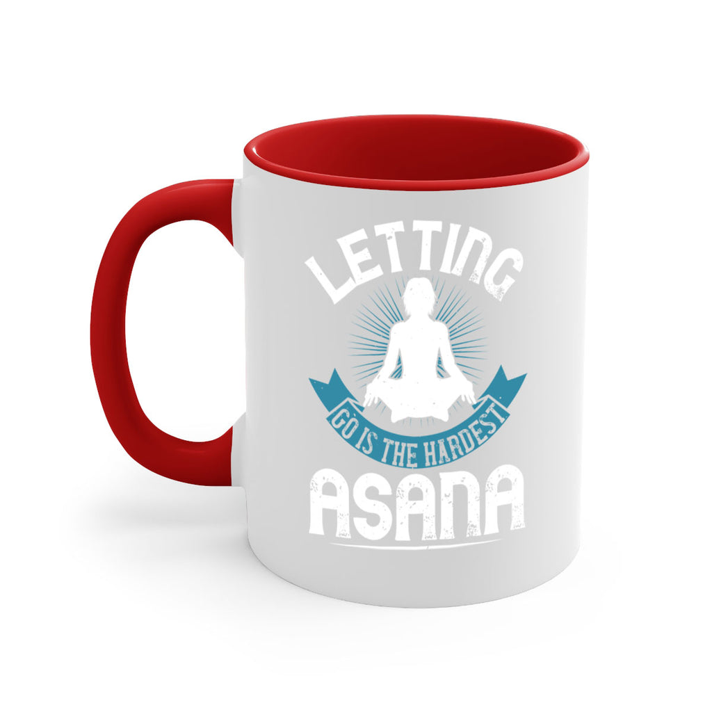 letting go is the hardest asana 74#- yoga-Mug / Coffee Cup