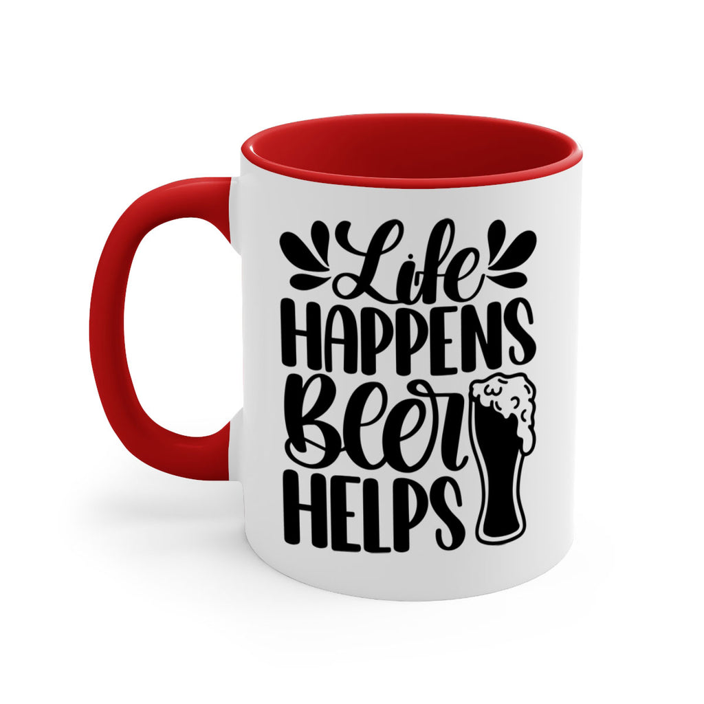 life happens beer helps 28#- beer-Mug / Coffee Cup