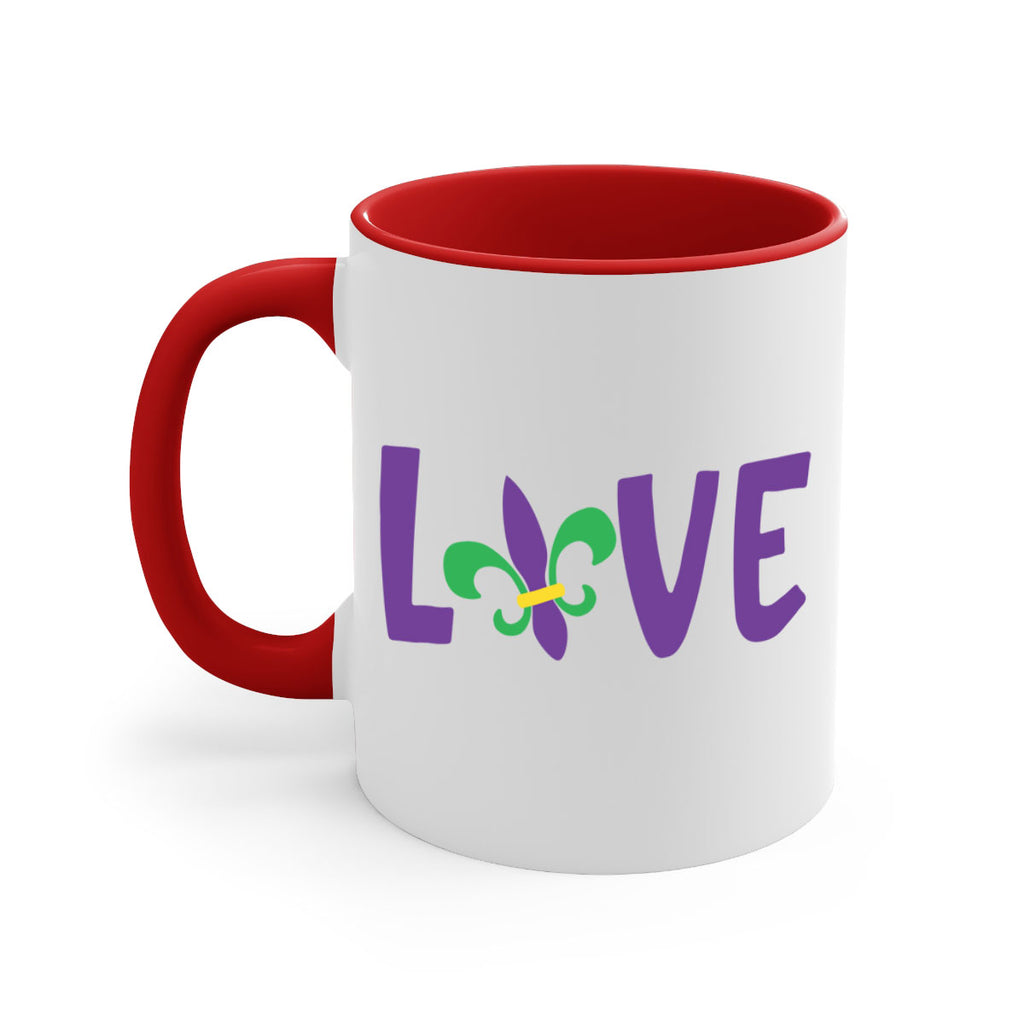 love 80#- mardi gras-Mug / Coffee Cup