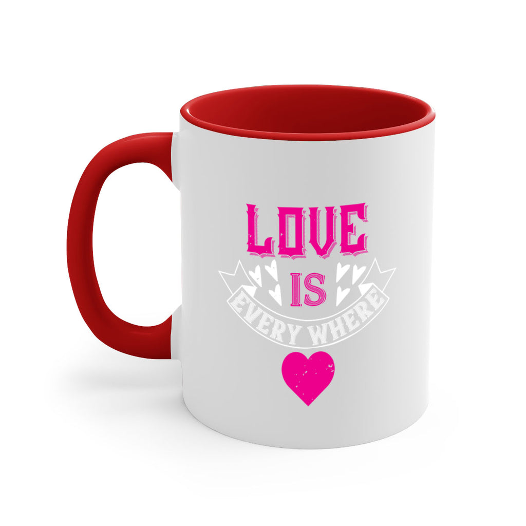 love is every where 44#- valentines day-Mug / Coffee Cup